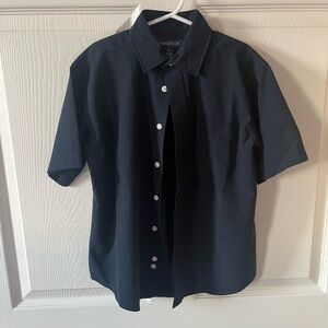 Nautica Boy’s Dark Blue Casual Shirt
